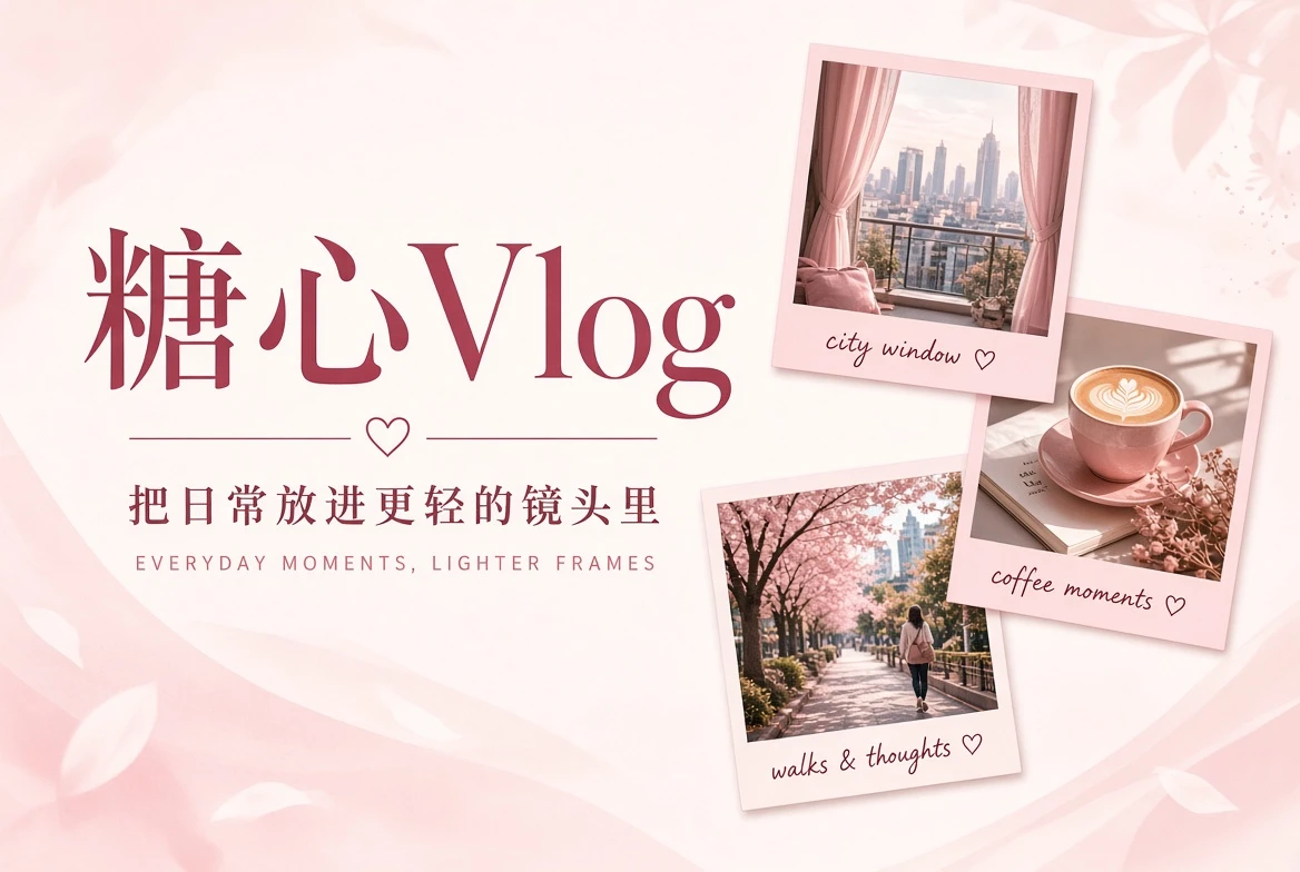 糖心Vlog温柔日常与城市影像封面