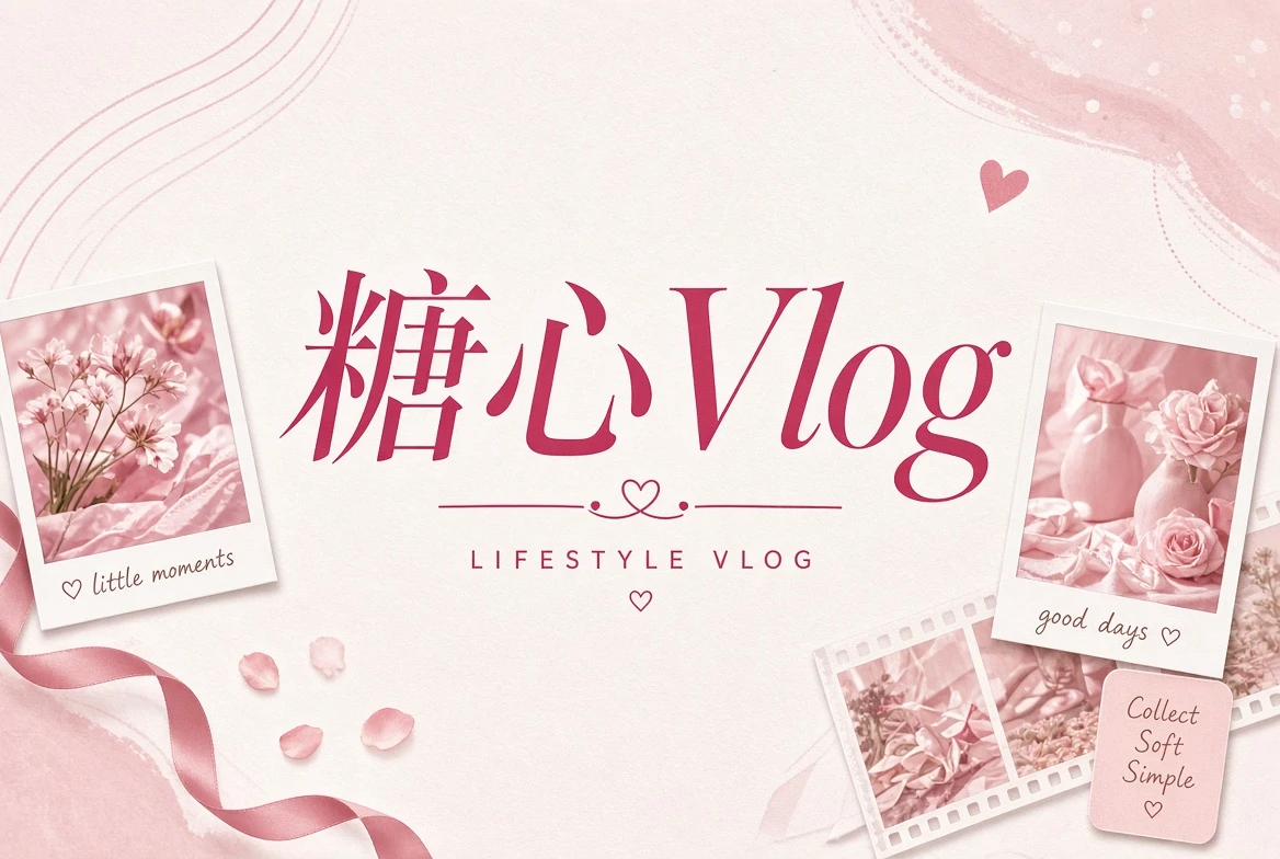 糖心Vlog关于糖心Vlog主题视觉